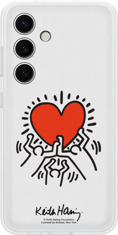 Samsung Galaxy S24 Keith Haring Suit Back Cover Transparant