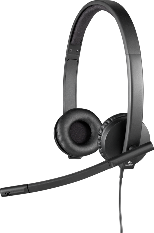 Logitech H570e Stereo USB-A Office Headset