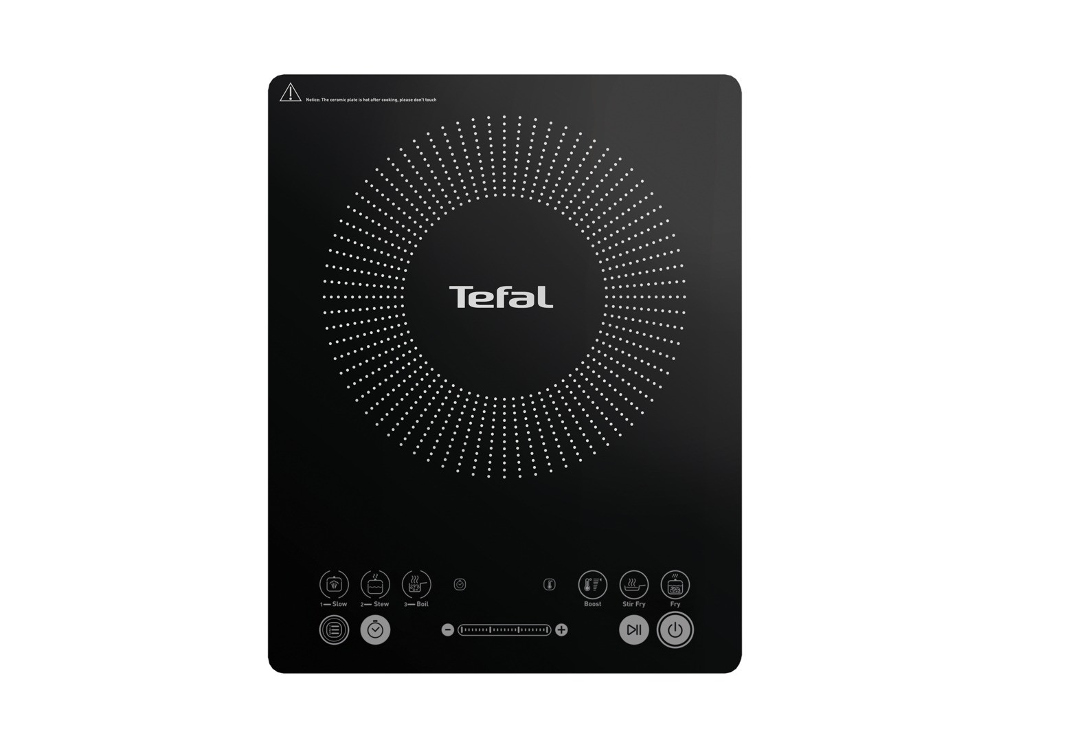 Tefal IH2108 Inductie kookplaat Zwart