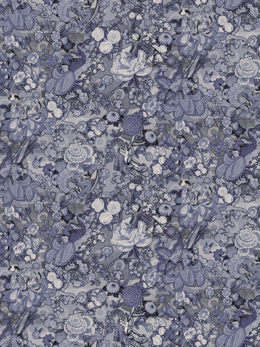 Moooi Carpets - Vloerkleed Rendezvous Tokyo Blue Rectangle Ming Blue Soft Yarn - 200x300 cm
