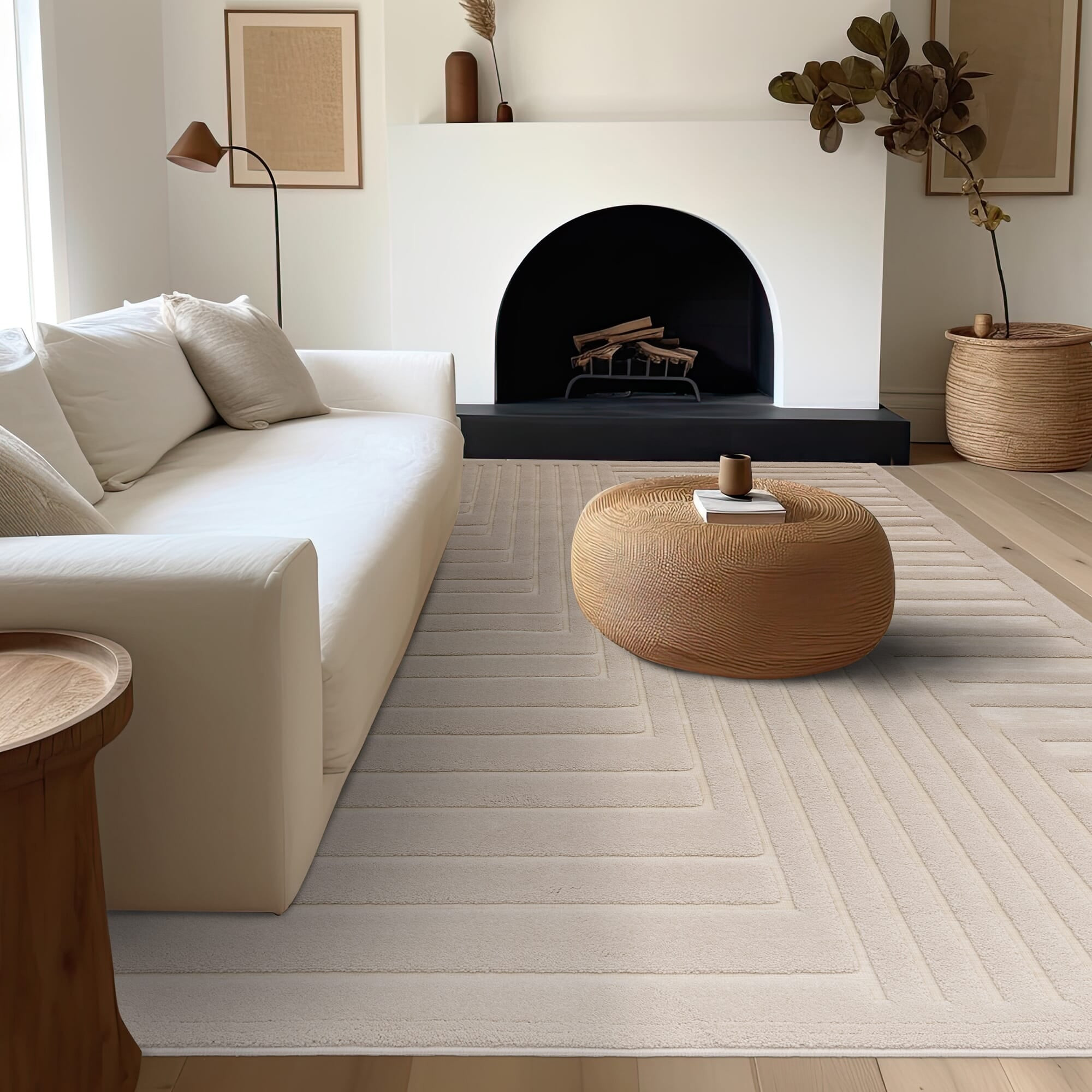 MOMO Rugs - Vloerkleed Valley Ivory Connection Quality Swatch -