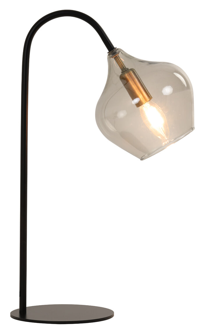 Light & Living Tafellamp 'Rakel' kleur Mat Zwart