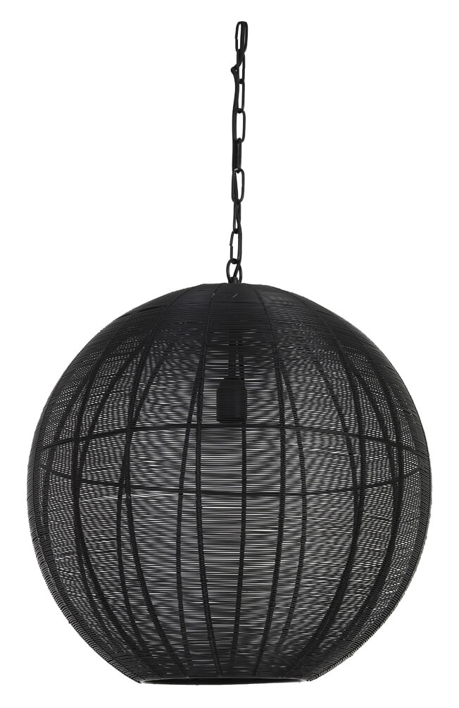 Light & Living Hanglamp 'Amarah' 50cm, mat zwart