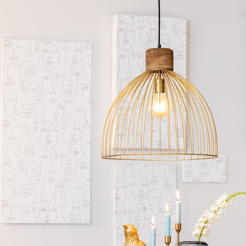 Light & Living Hanglamp 'Giada' 50cm, kleur Antiek Brons