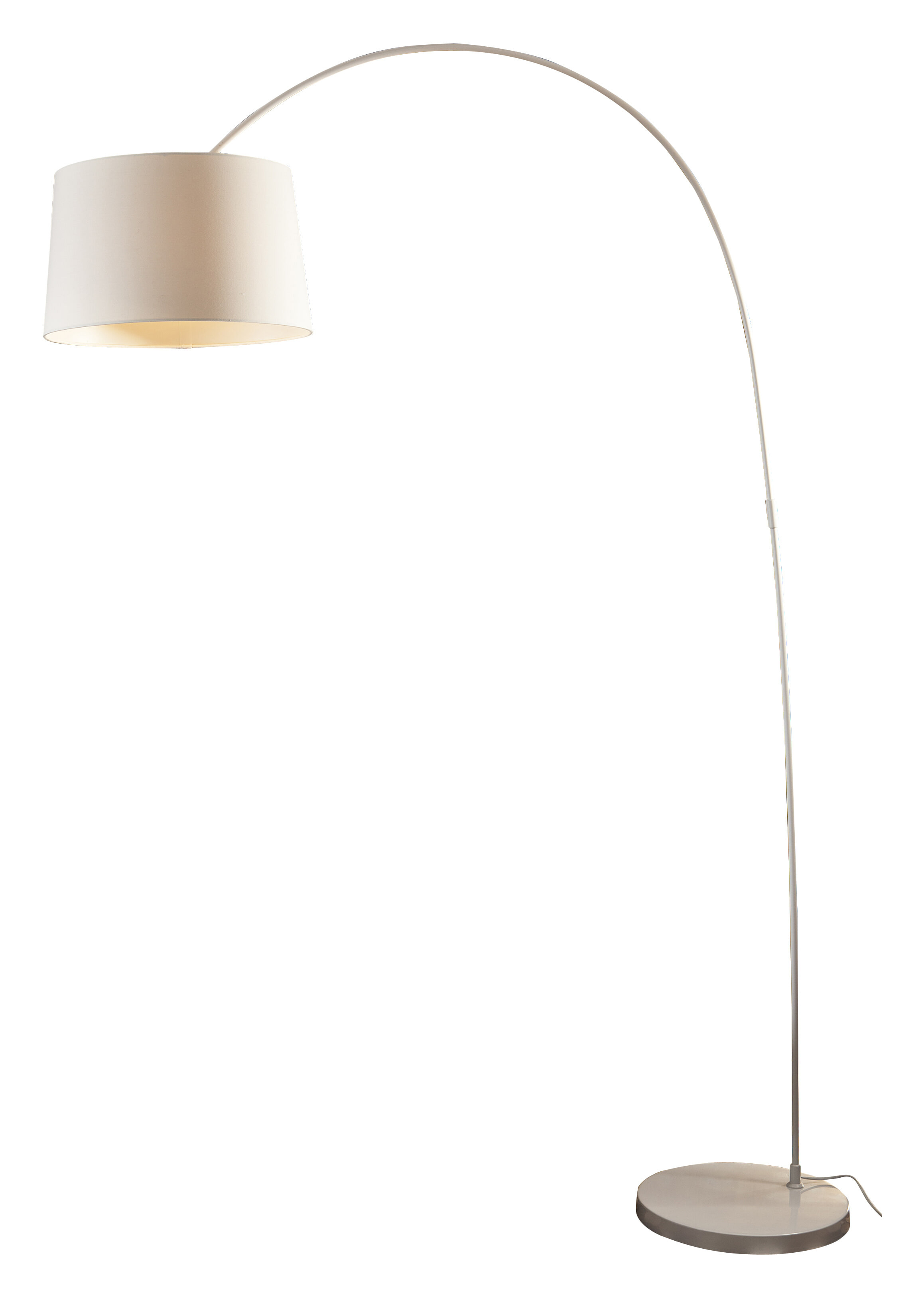 Artistiq Vloerlamp 'Kellie' 205cm hoog, kleur Wit