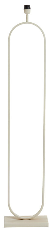 Light & Living Vloerlamp 'Jamiri' 142cm hoog, kleur Crème