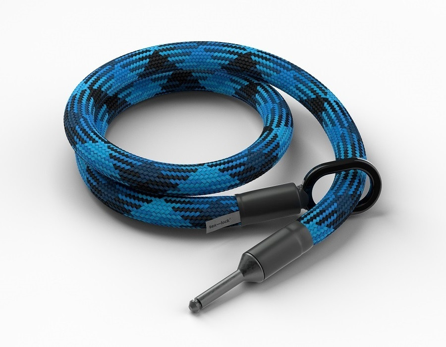 Insteekslot Mate Textielslot Morpho Blauw 120cm