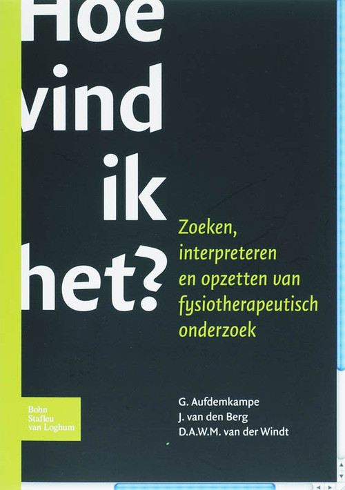 Hoe vind ik het? -  D.A.W.M. van der Windt (ISBN: 9789031348589)