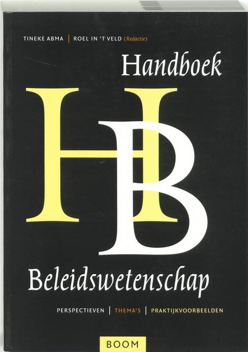 Handboek beleidswetenschap -   (ISBN: 9789053526958)