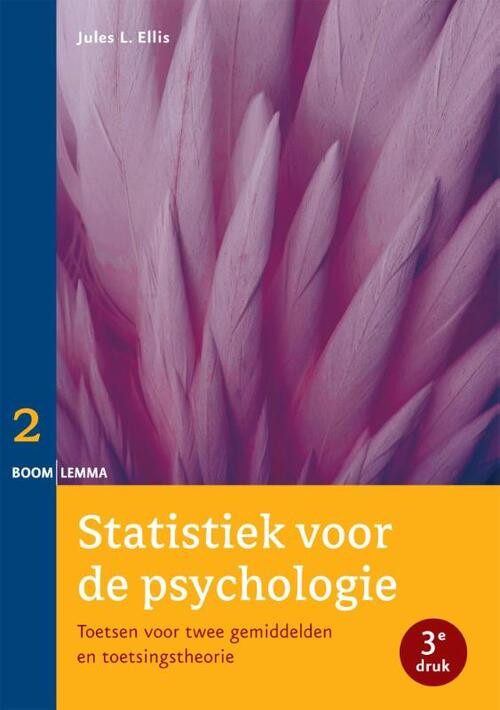 Statistiek voor de psychologie -  Jules L. Ellis (ISBN: 9789059319738)