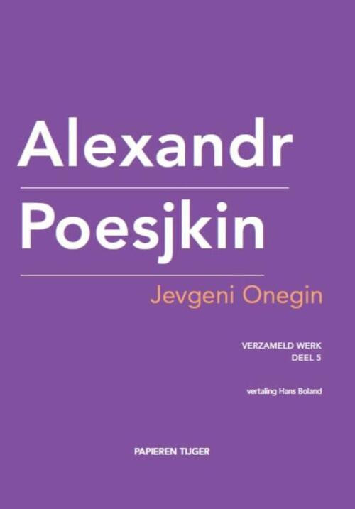 Jevgeni Onegin -  Alexandr Poesjkin (ISBN: 9789067283274)