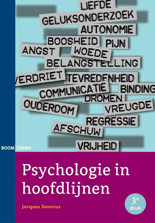 Psychologie in hoofdlijnen -  Jacques Soonius (ISBN: 9789462360181)