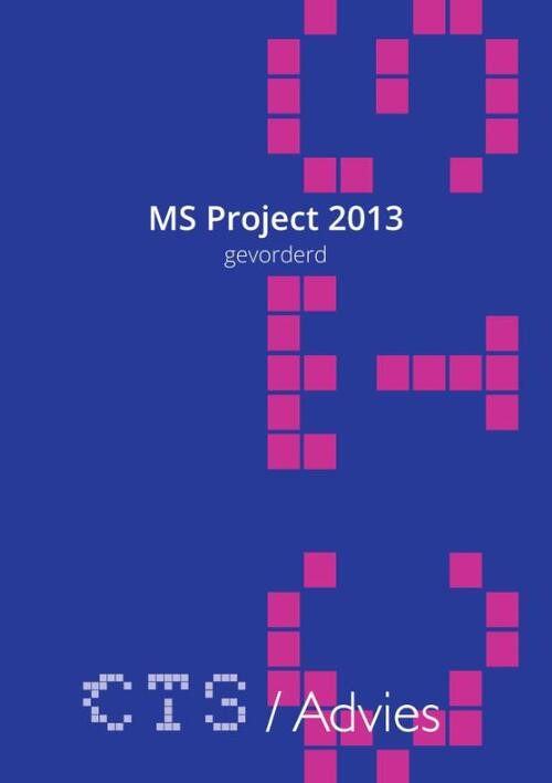 MS Project 2010-2013 Gevorderd -  Charles Scheublin (ISBN: 9789463451086)