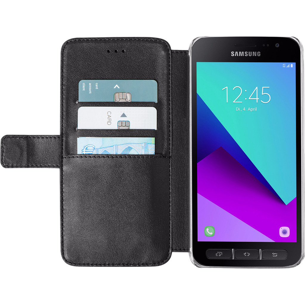 Azuri Wallet Magneet Samsung Galaxy Xcover 4 /  4s Book Case Zwart