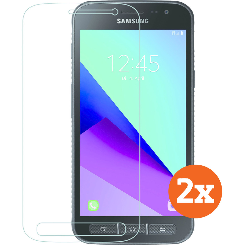 Azuri Tempered Glass Samsung Galaxy Xcover 4/4s Screenprotector Duo Pack