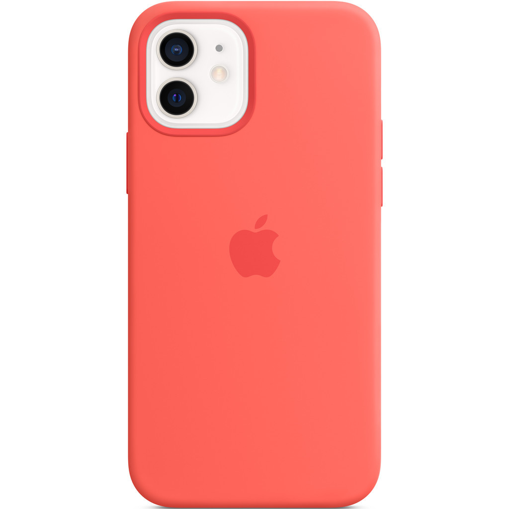 Apple iPhone 12 / 12 Pro Back Cover met MagSafe Citrusroze