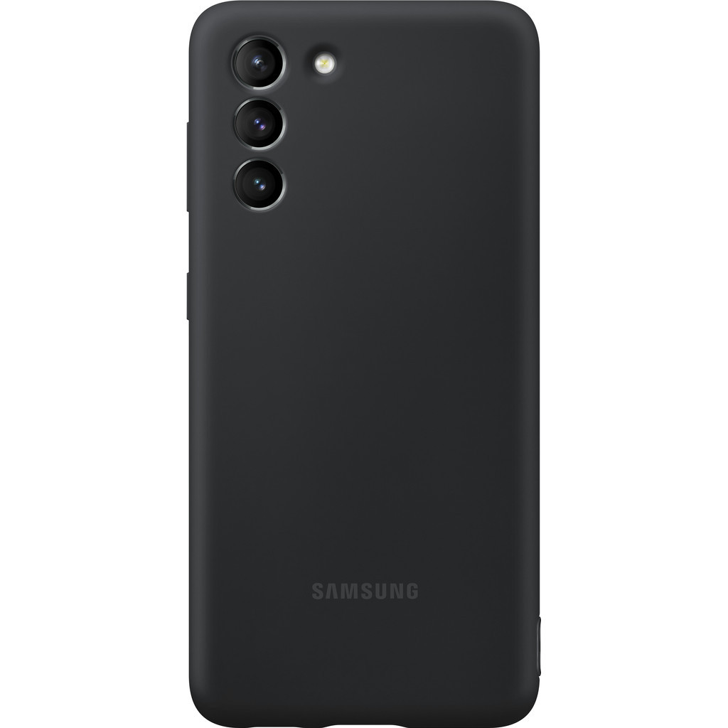 Samsung Galaxy S21 Siliconen Back Cover Zwart