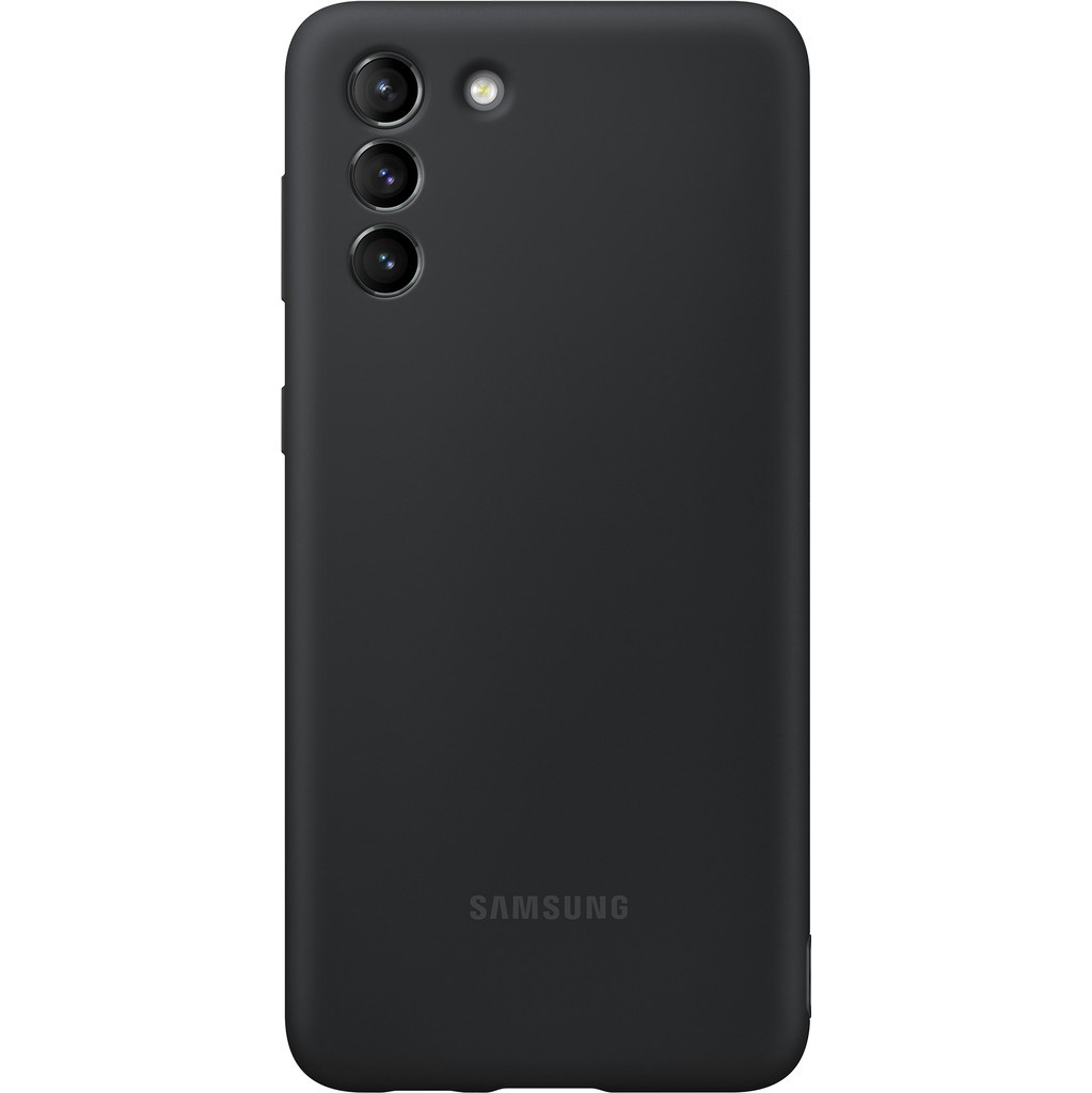 Samsung Galaxy S21 Plus Siliconen Back Cover Zwart