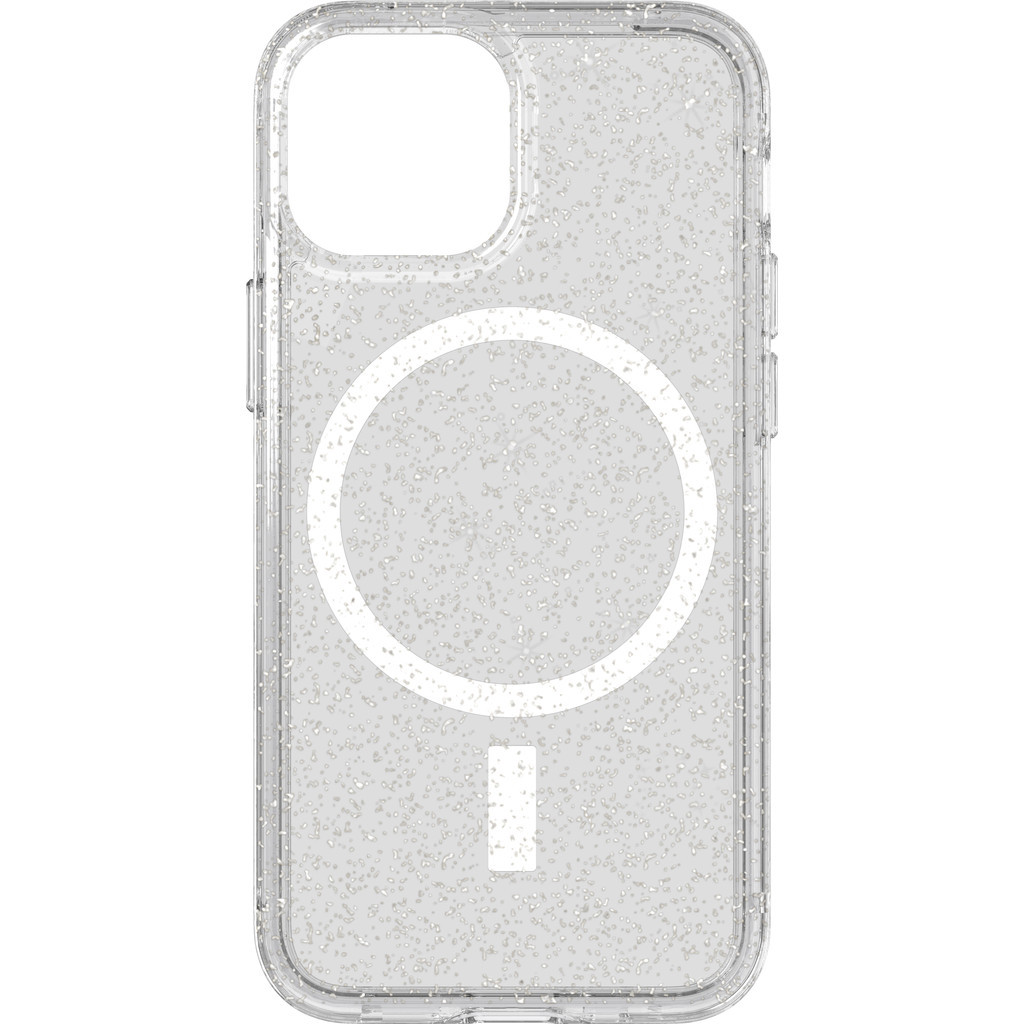 Tech21 Evo Sparkle Apple iPhone 13 mini Back Cover met MagSafe Zilver