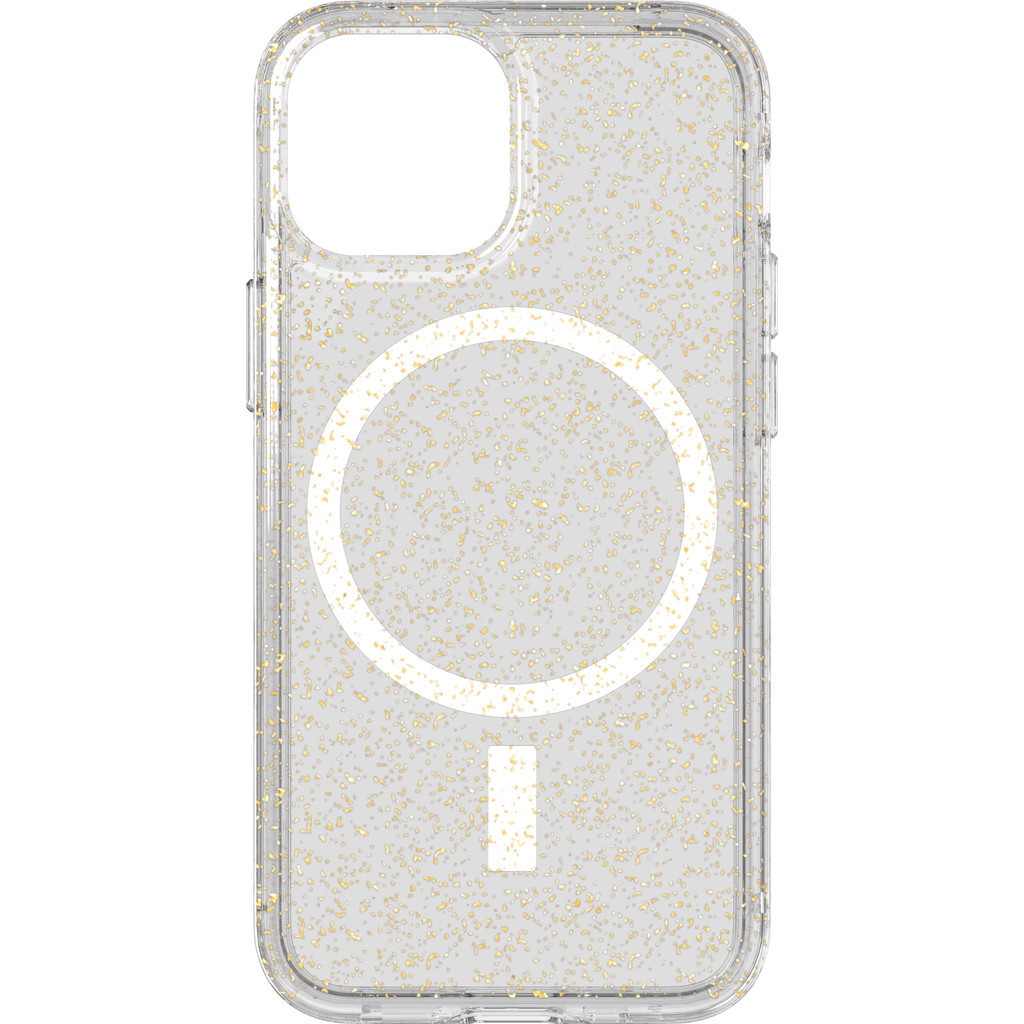 Tech21 Evo Sparkle Apple iPhone 13 mini Back Cover met MagSafe Goud