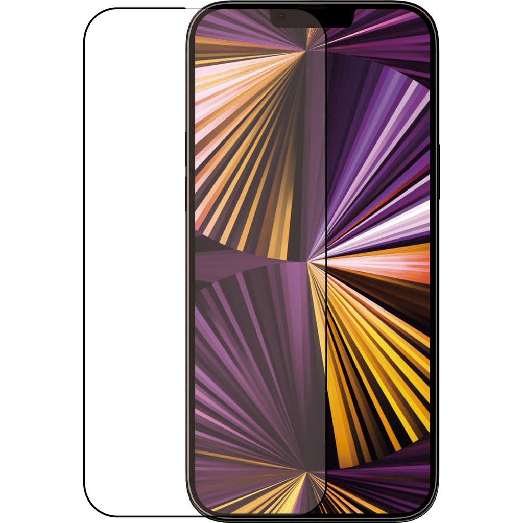 Azuri Tempered Glass Apple iPhone 13 mini Screenprotector Zwart