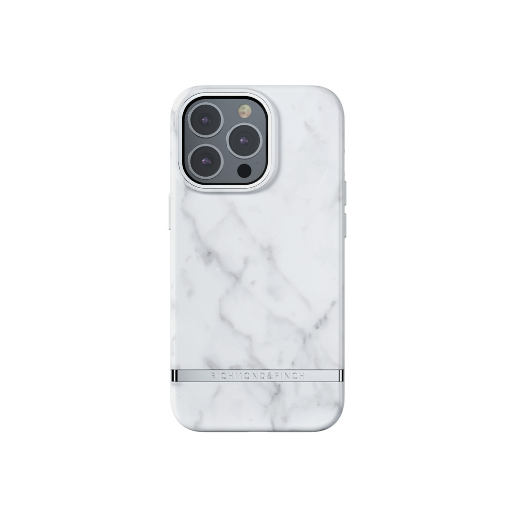 Richmond & Finch White Marble Apple iPhone 13 Pro Back Cover