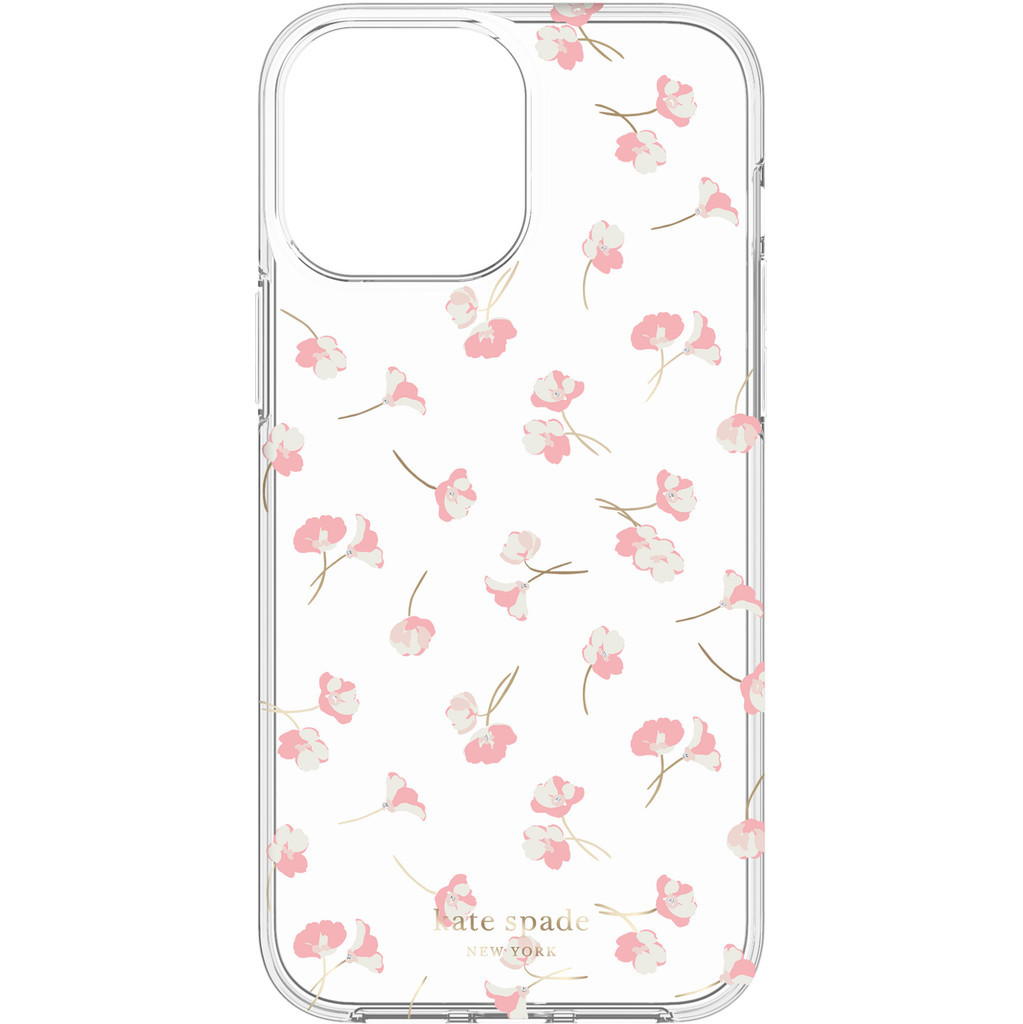 Kate Spade Falling Poppies Protective Hardshell iPhone 13 Pro Max Back Cover