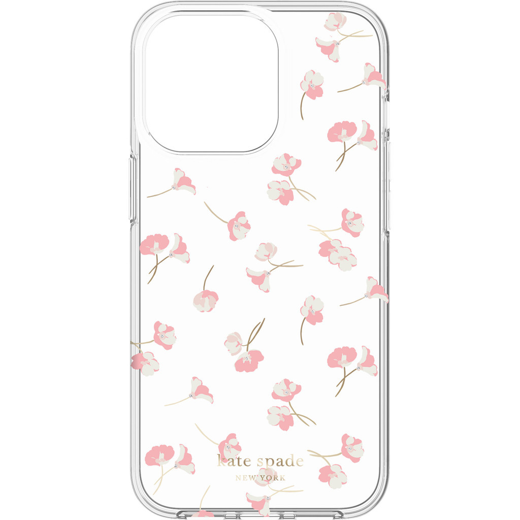 Kate Spade Falling Poppies Protective Hardshell iPhone 13 Pro Back Cover