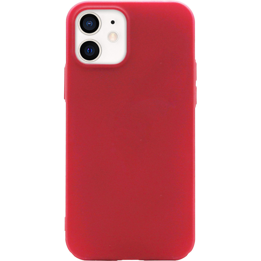 BlueBuilt Hard Case Apple iPhone 12 / 12 Pro Back Cover Rood