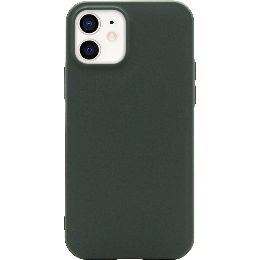 BlueBuilt Soft Case Apple iPhone 12 mini Back Cover Groen