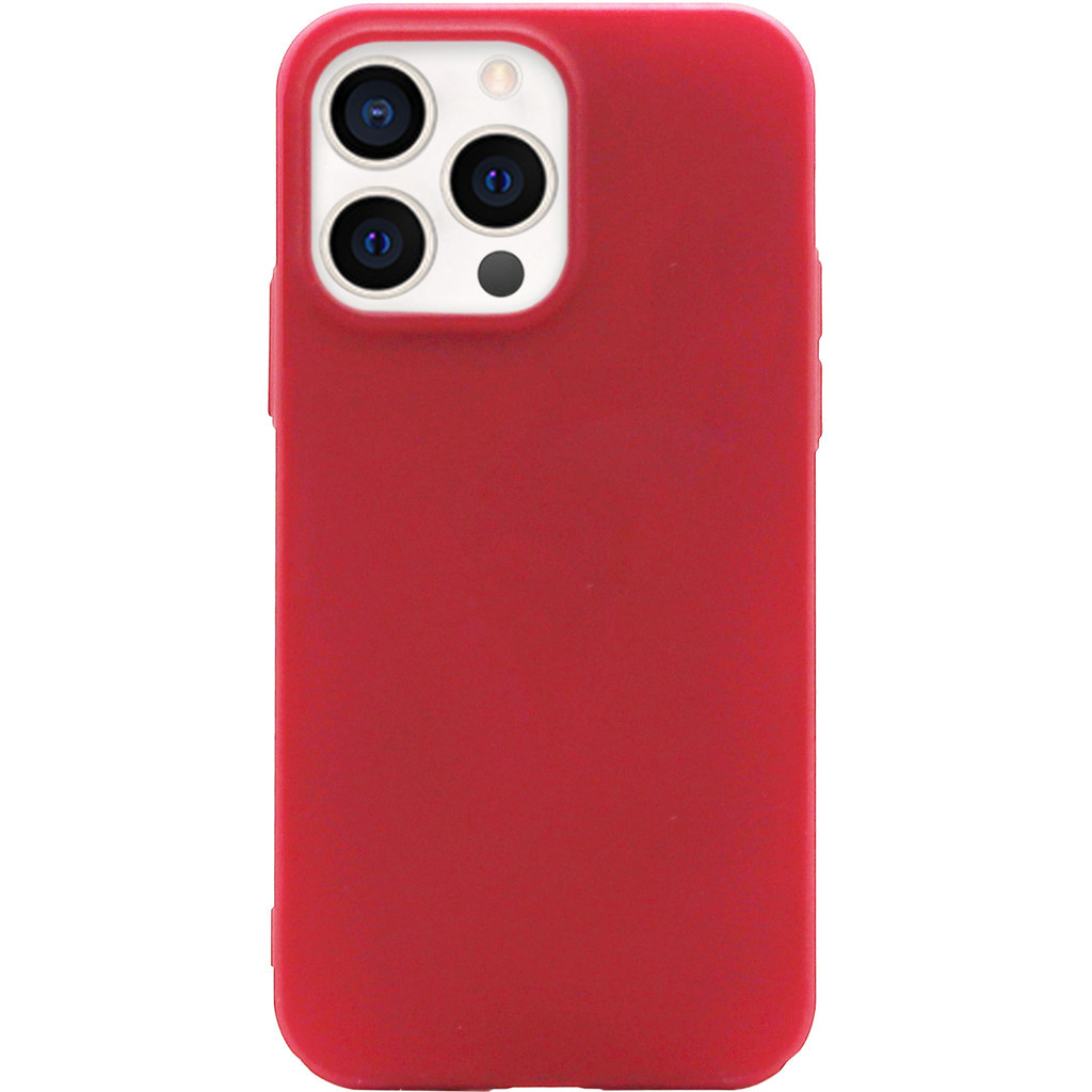 BlueBuilt Soft Case Apple iPhone 13 Pro Max Back Cover Rood