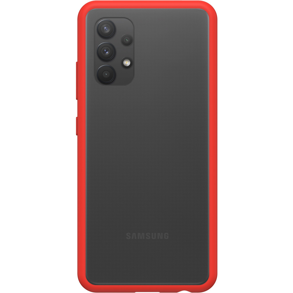 Otterbox React Samsung Galaxy A32 4G Back Cover Transparant/Rood