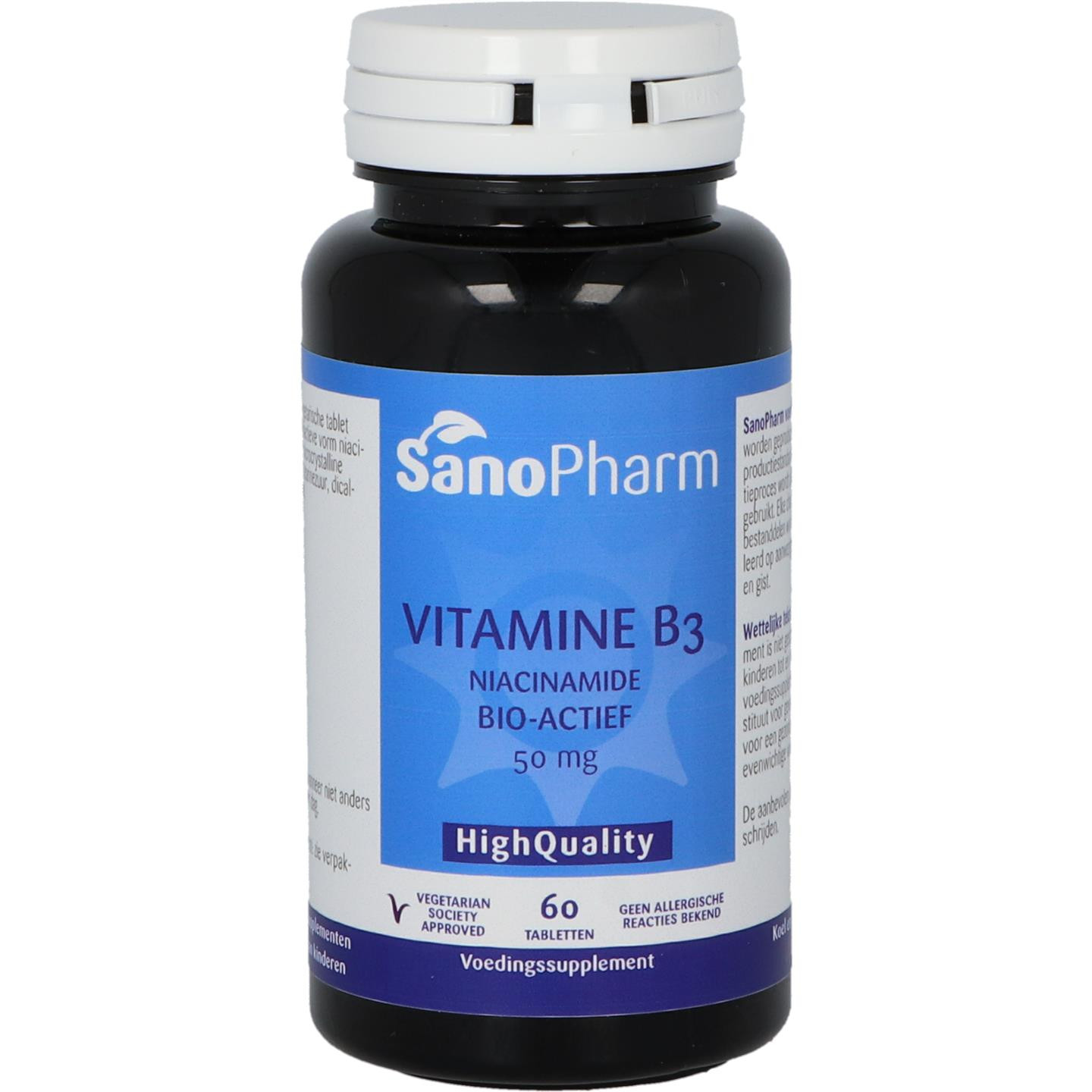 Vitamine B3 (Niacinamide) 50 mg