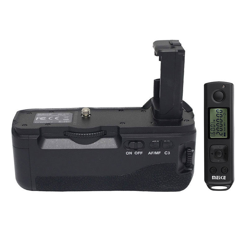 Meike VG-C2EM Battery Grip voor Sony + afstandsbediening