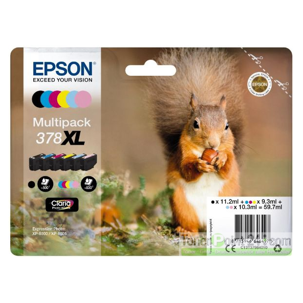 Epson 378XL Claria Inktpatroon Multipack