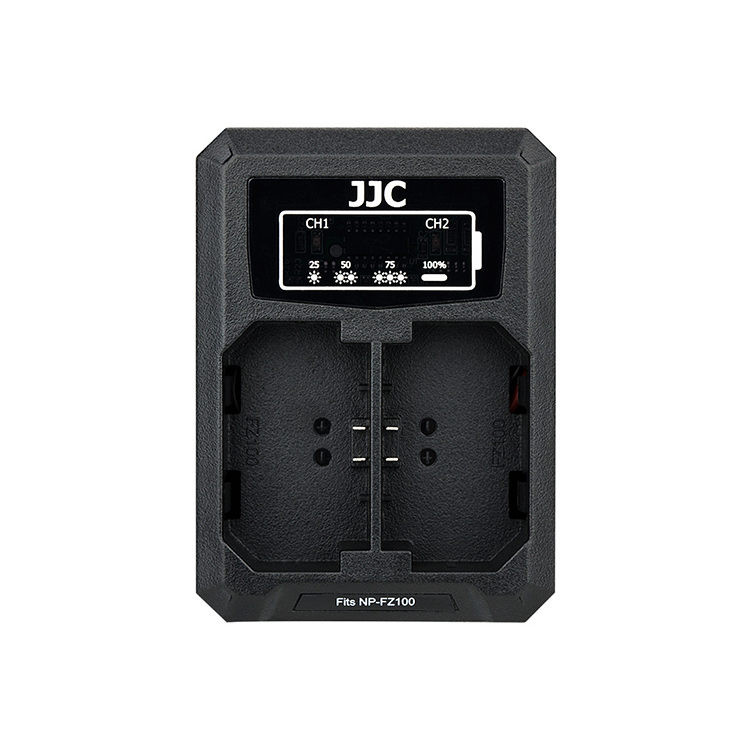 JJC DCH-NPFZ100 USB Dual Battery Charger voor Sony NP-FZ100