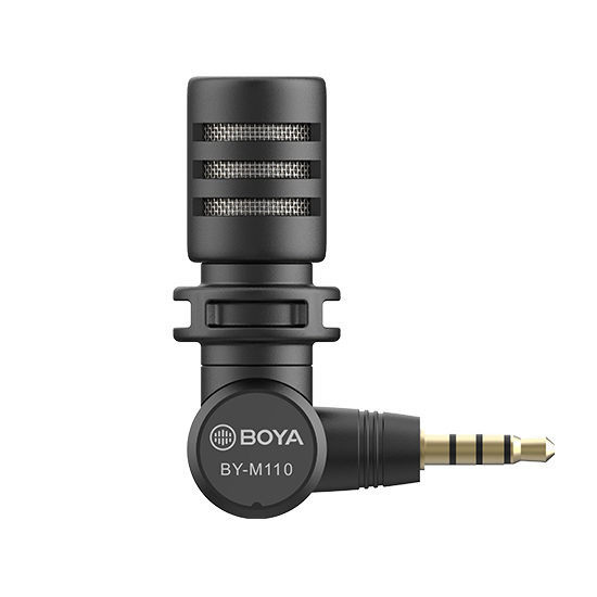 Boya BY-M110 omnidirectionele microfoon 3.5mm TRRS