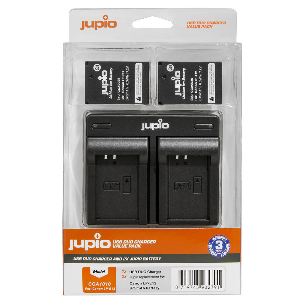 Canon LP-E12 USB Duo Charger Kit (Merk Jupio)