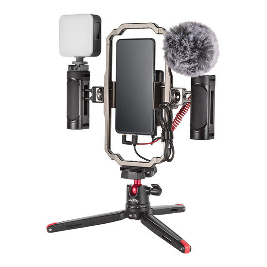 SmallRig 3384 Professional Phone Video Rig Kit voor Vloggen + Live Streamen
