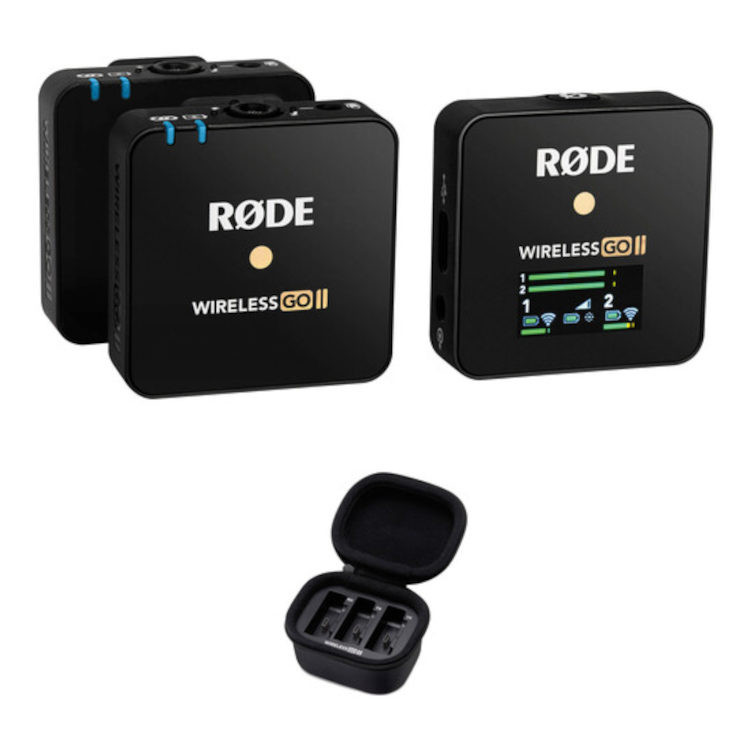 Rode Wireless GO II 2-person + Charging Case kit