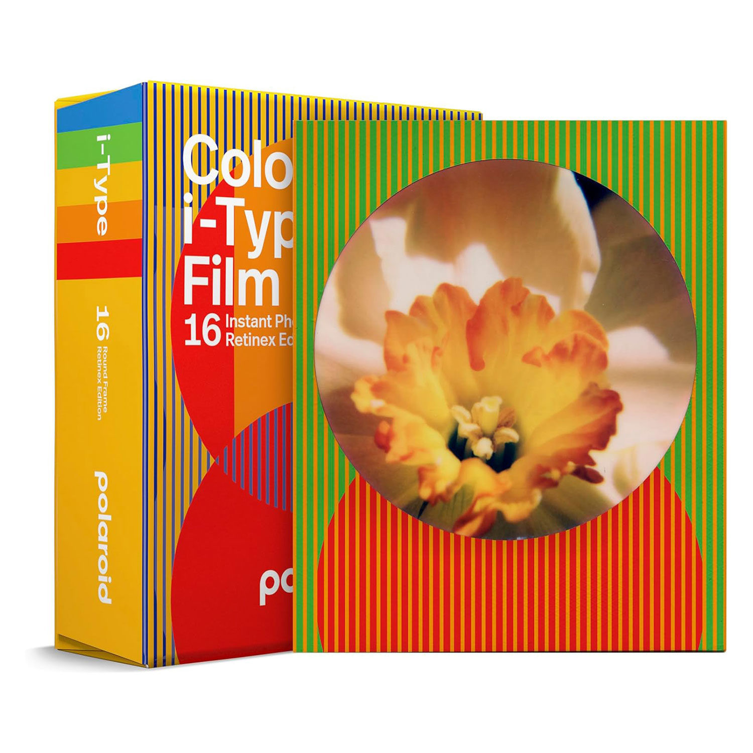 Polaroid Color film Retinex Edition Round Frame Double Pack voor i-Type