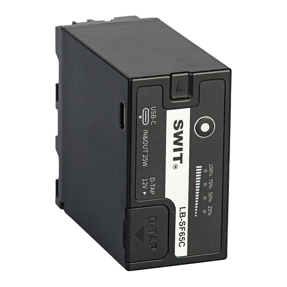 SWIT LB-SF65C 65Wh/7.2V L-Series/NP-F accu met D-Tap en USB-C