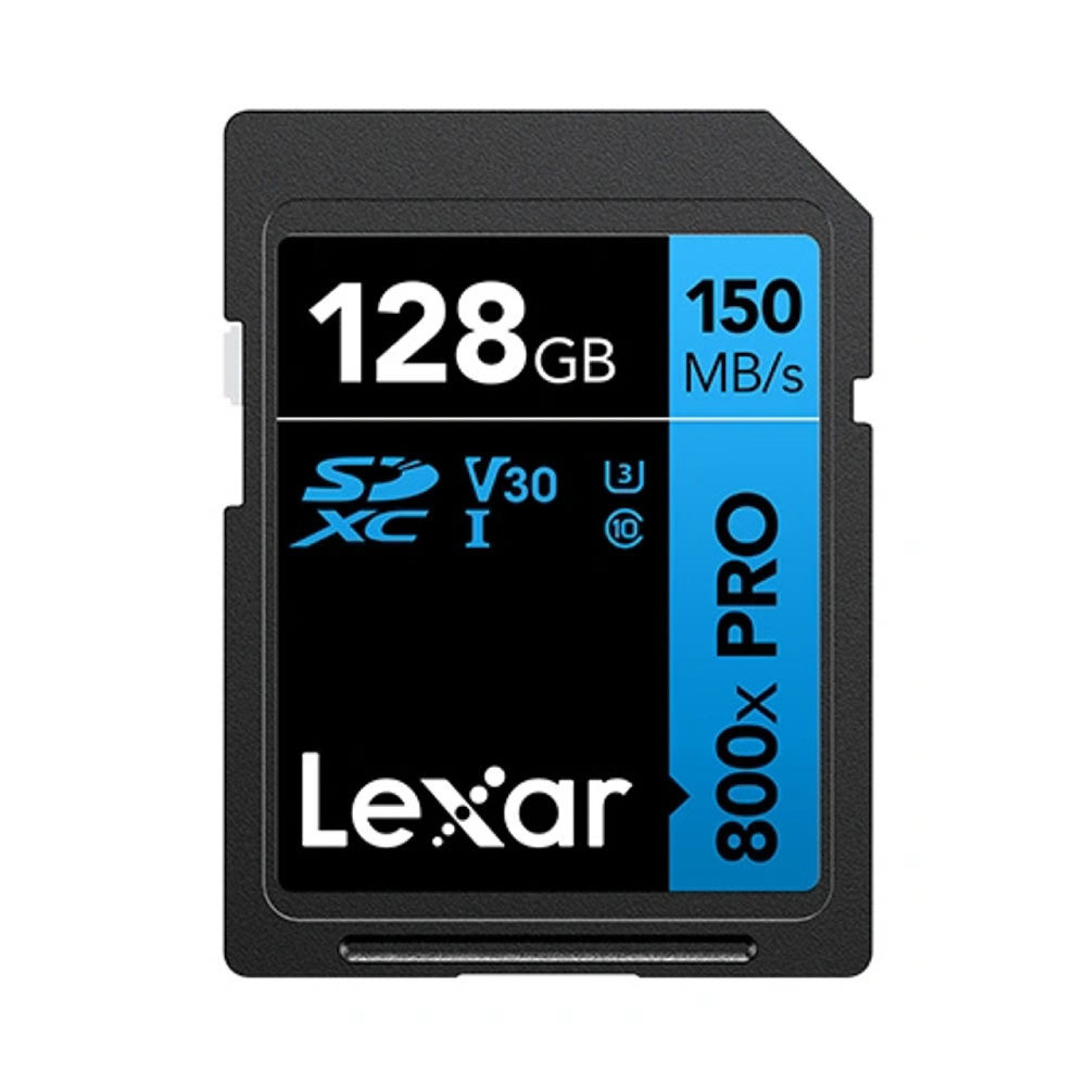 Lexar 128GB SDXC Pro Blue Series UHS-I U3 V30 800x 150MB/s geheugenkaart