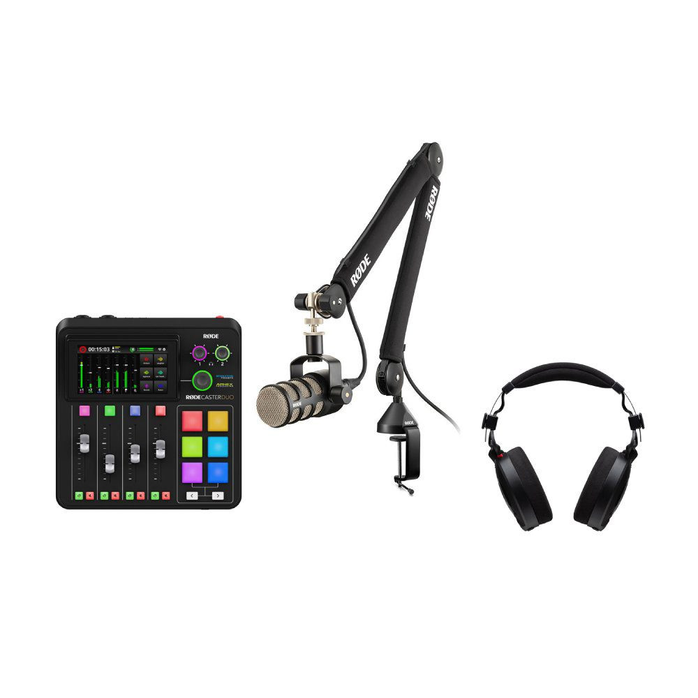 Rode Rodecaster Duo Solo Podcasting Bundle