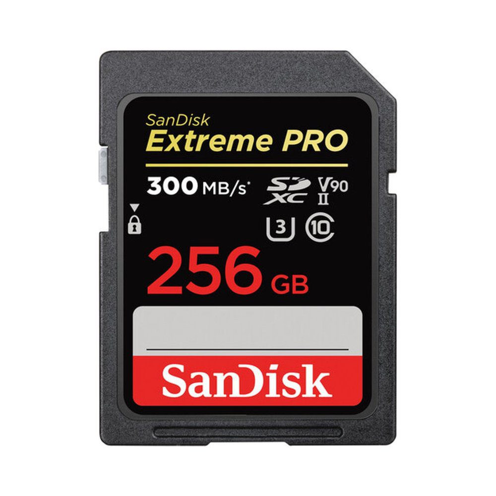 SanDisk 256GB SDXC Extreme Pro UHS-II geheugenkaart