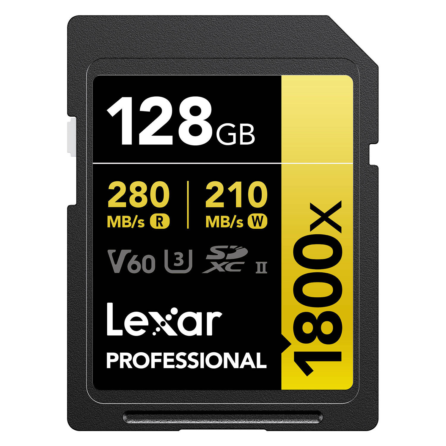 Lexar 128GB SDXC Pro UHS-II U3 V60 1800x geheugenkaart