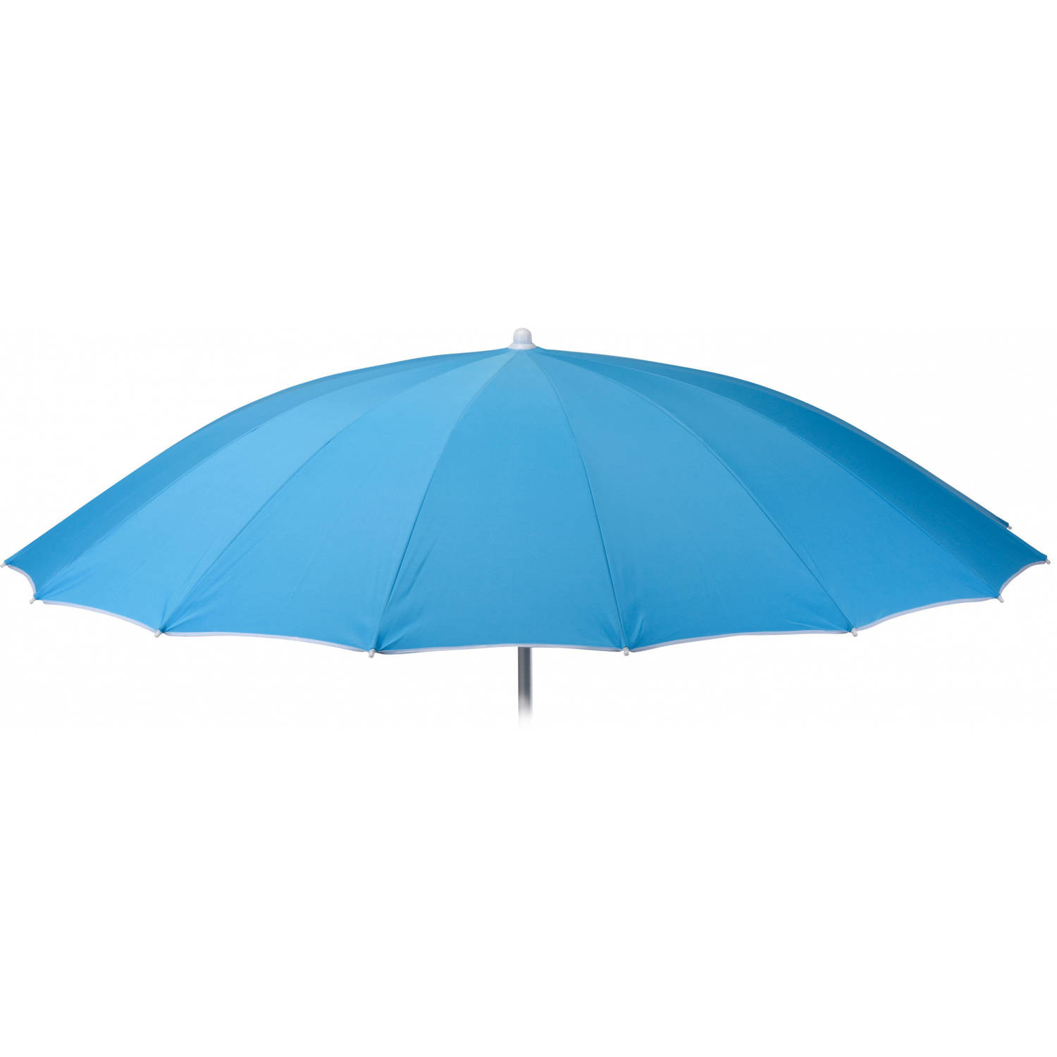 TOM parasol Shanghai 240 cm polyester/aluminium blauw/zilver