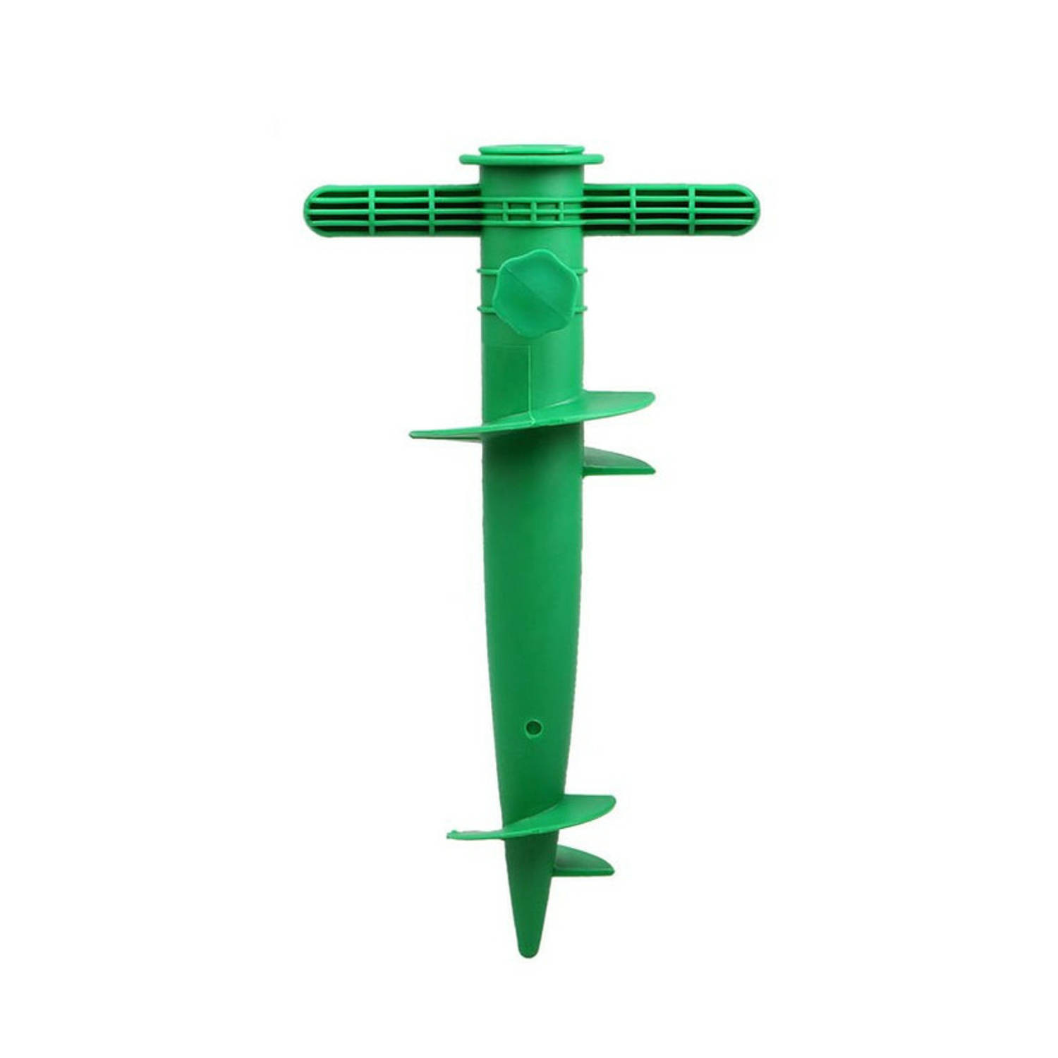 Parasolharing - groen - kunststof - D22-32 mm x H31 cm - Parasolvoeten