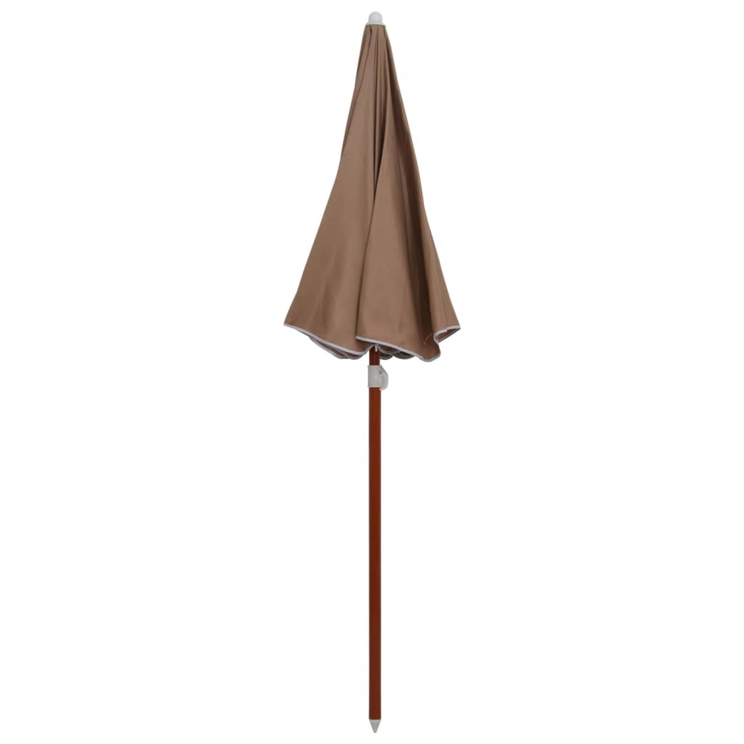 The Living Store - Parasol - 155x190 cm - Uv-bescherming - Polyester - Taupe