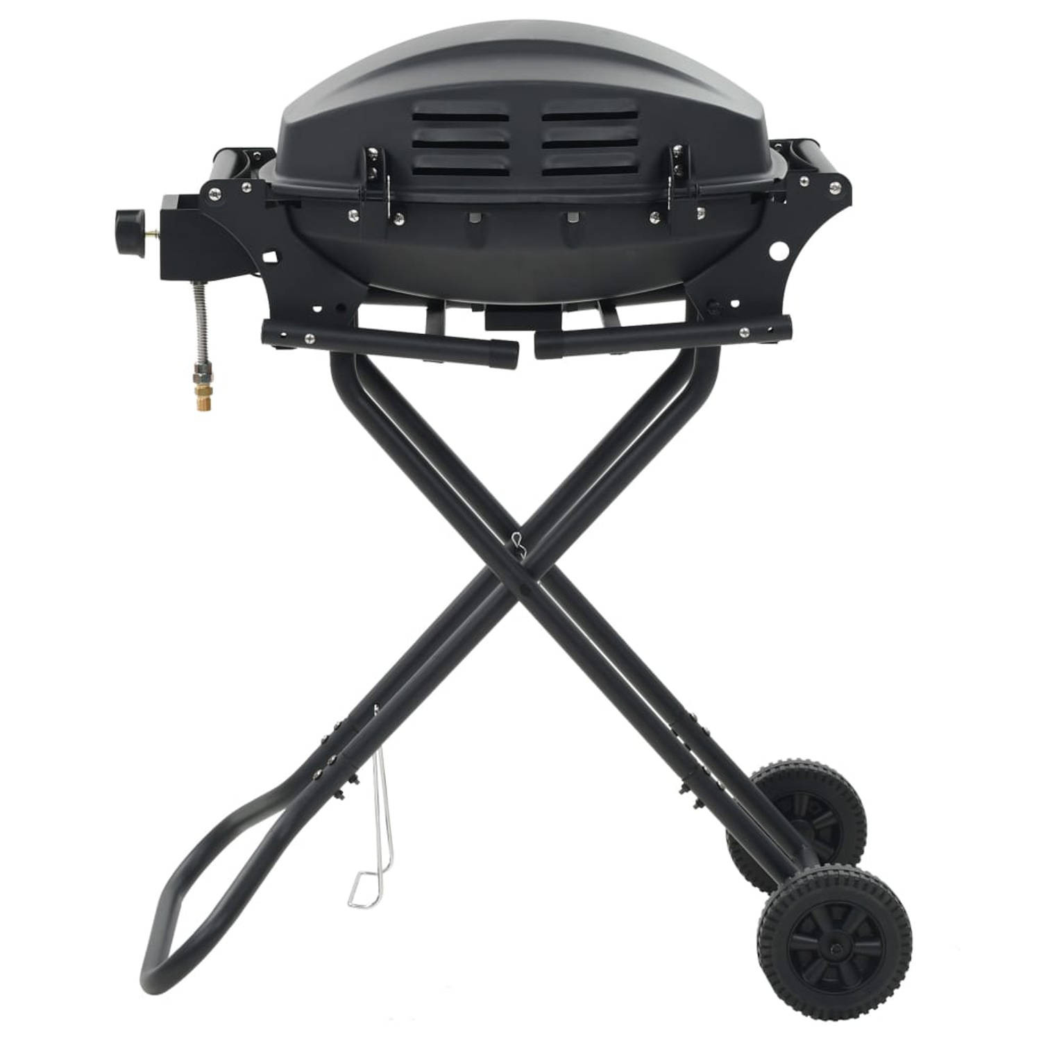 The Living Store Draagbare BBQ - BBQ- 103 x 47 x 97 cm - Gepoedercoat staal - 4.2 kW